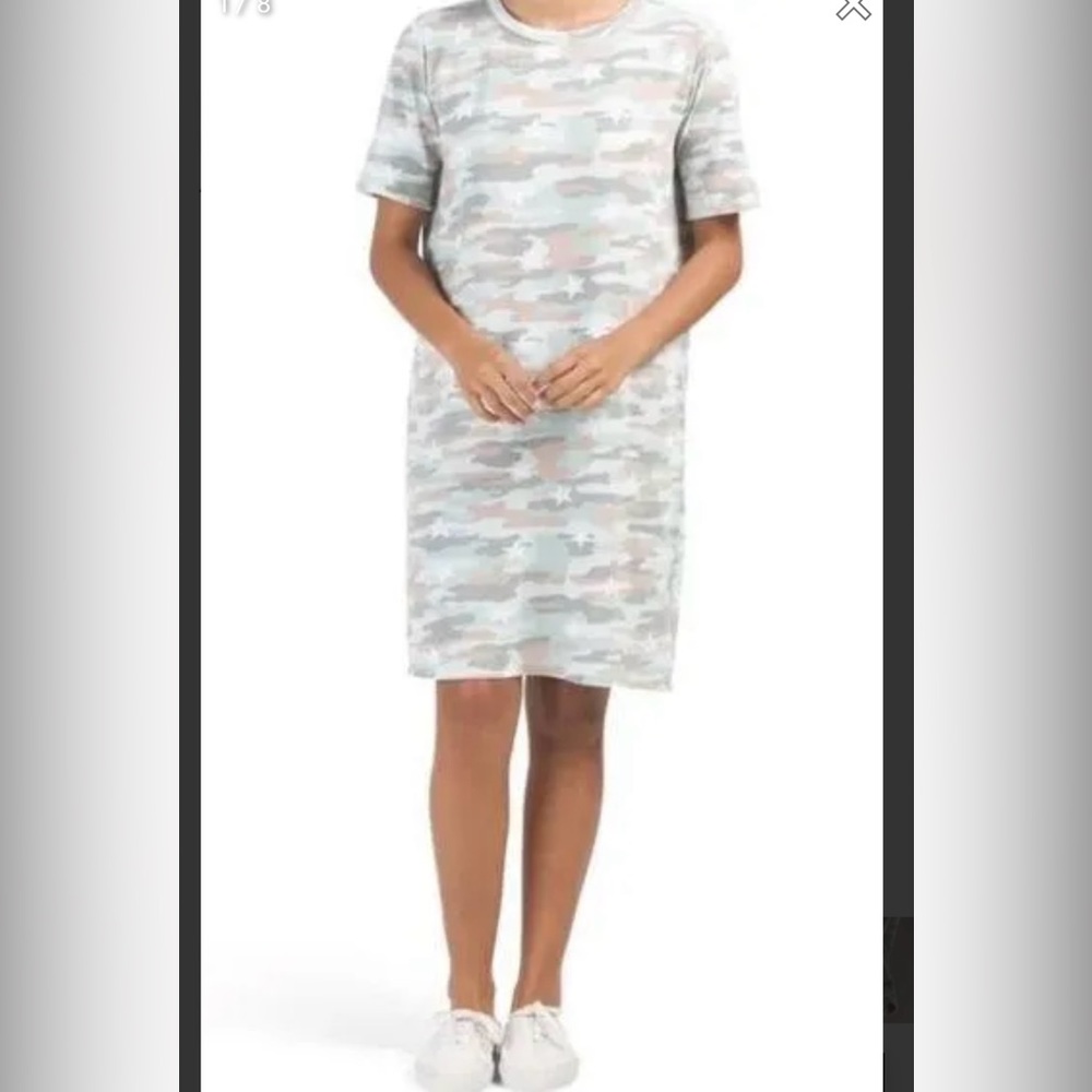 NWOT LUCKY BRAND CAMO T SHIRT DRESS